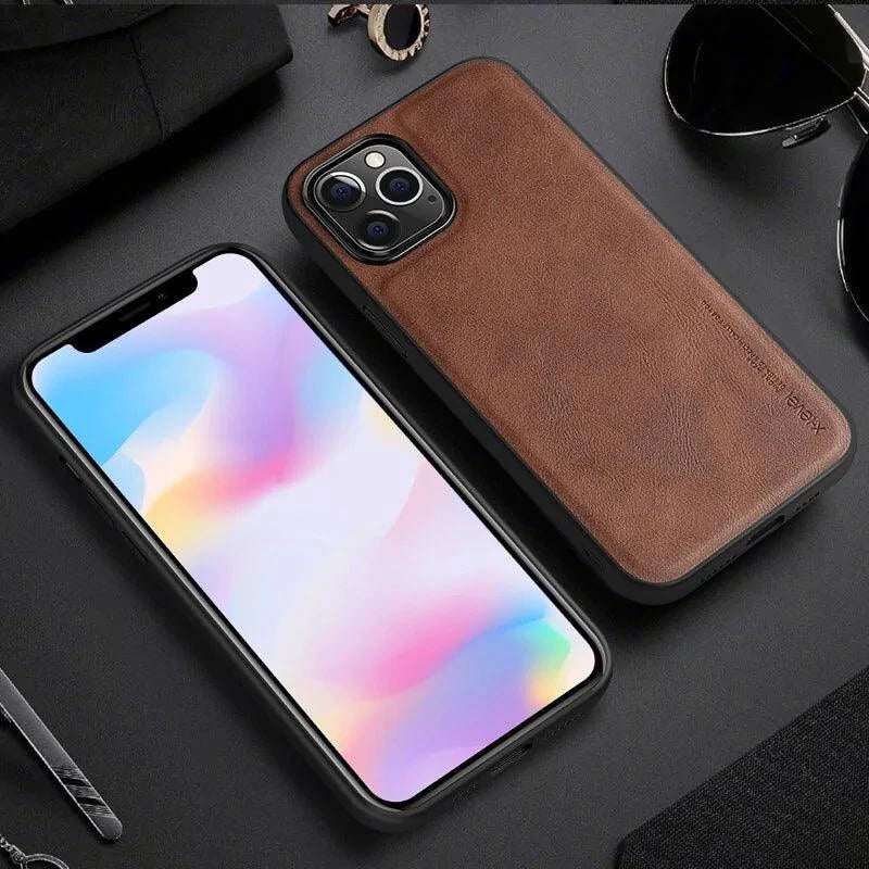 Elegant Leather iPhone Shield