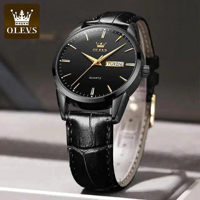 Elegant Leather Timepiece