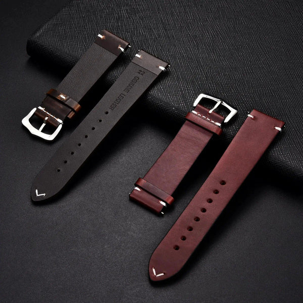 Elegant Leather Watch Band