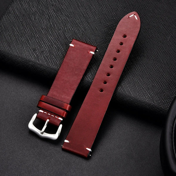 Elegant Leather Watch Band