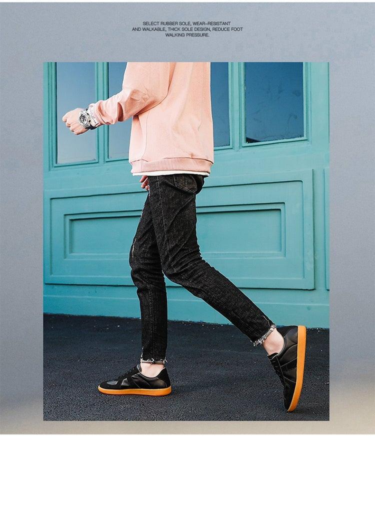 Elegant Mens Outdoor Sports Shoes Training Light Shoe Comfortable Walking Footwear Classic Sneaker Lace Up Lightweight Casual Sneaker For Men Comfortable Classic Walking Sneakers