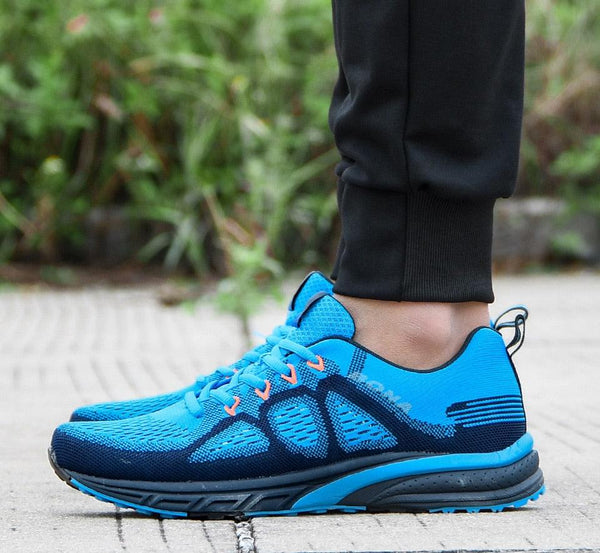 Elegant Mens Sneakers Sport Mesh Trainers Lightweight Running Shoes Outdoor Athletic Breathable Non-Slip Casual Comfortable Outdoor Sport Sneakers