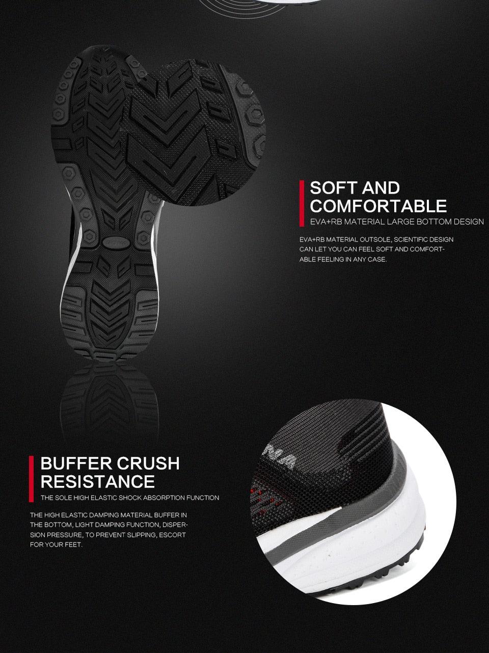 Elegant Mens Sneakers Sport Mesh Trainers Lightweight Running Shoes Outdoor Athletic Breathable Non-Slip Casual Comfortable Outdoor Sport Sneakers