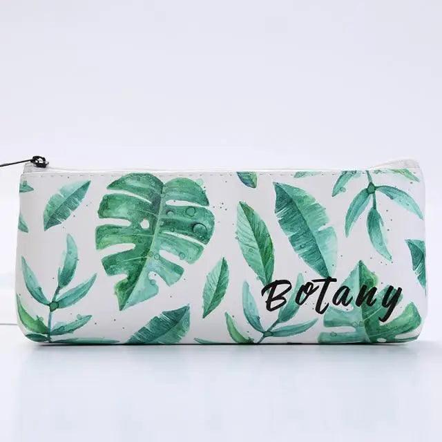 Elegant Small Fresh Print Stationery Portable Stylish Simple Pencil Case Cool Case For Students Office School Pouch