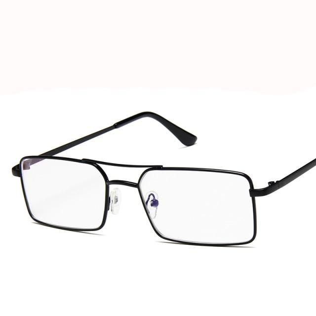 Elegant Square Sunglasses For Women Luxury Eyewear For Women/Men High Quality Metal Glasses For Women Outdoor Lightweight Sunglasses For Men Retro Design