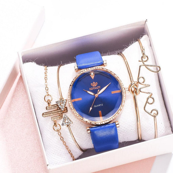 Elegant Style Fashion Womens Watch Luxury Leather Band Analog Quartz Wrist Watch Women Dress Leather Band Thin Minimalist Casual Simple Dress Analog Quartz Wristwatch