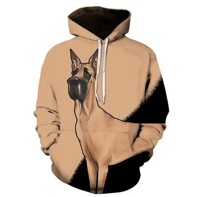 Elegant Sweaty Hoodie Popular Men's And Women's Sweatshirt Highest Value Animal 3D Printing Fashion Pullover Full Size  3D Horse Graphics Print Hoodie for Men Streetwear Casual Fashion Sweatshirt