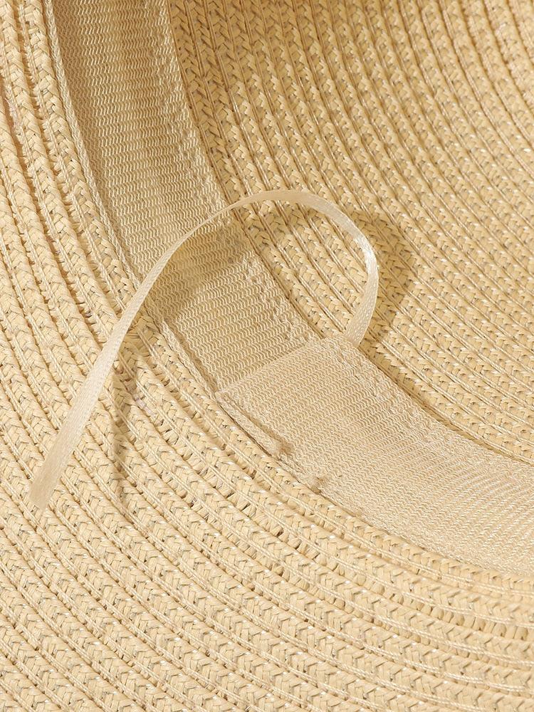Elegant Tassel Beach Hats For Women Women's Bucket Sun Hat Max Sun Protection Holiday Hats Ladies Sun Hat Summer Straw Hats UV Protection Foldable Travel One Size Hat Modern Summer Fedoras For Party