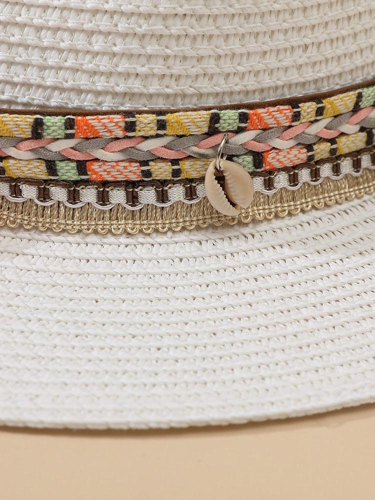 Elegant Tassel Beach Hats For Women Women's Bucket Sun Hat Max Sun Protection Holiday Hats Ladies Sun Hat Summer Straw Hats UV Protection Foldable Travel One Size Hat Modern Summer Fedoras For Party