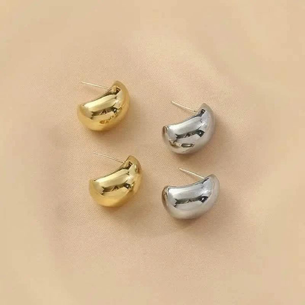 Elegant Water Drop Hoop Earrings for Women