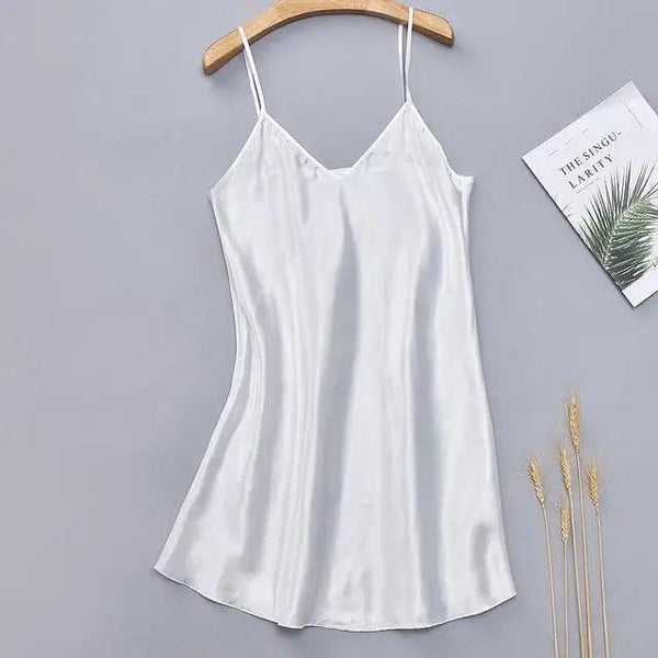 Elegant Wedding Bride Robe Lightweight Short Silk Sleepwear Women Indoor Bathrobes