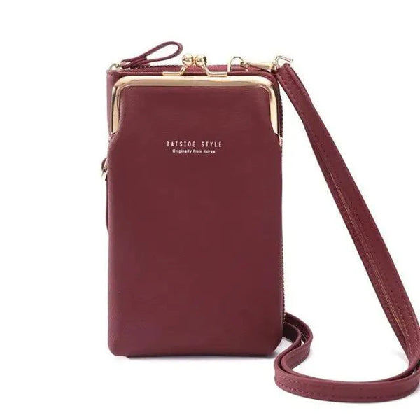 Elegant Women Small Crossbody Bags With Large Capacity Designer PU Leather Shoulder Bags For Women Phone Purses