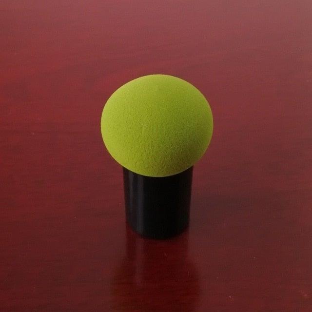 Elegant Womens Non-latex Makeup Sponge Mushroom Head Powder Liquid Dry And Wet Multifunction Makeup Brush Cosmetic Tool Storage Box