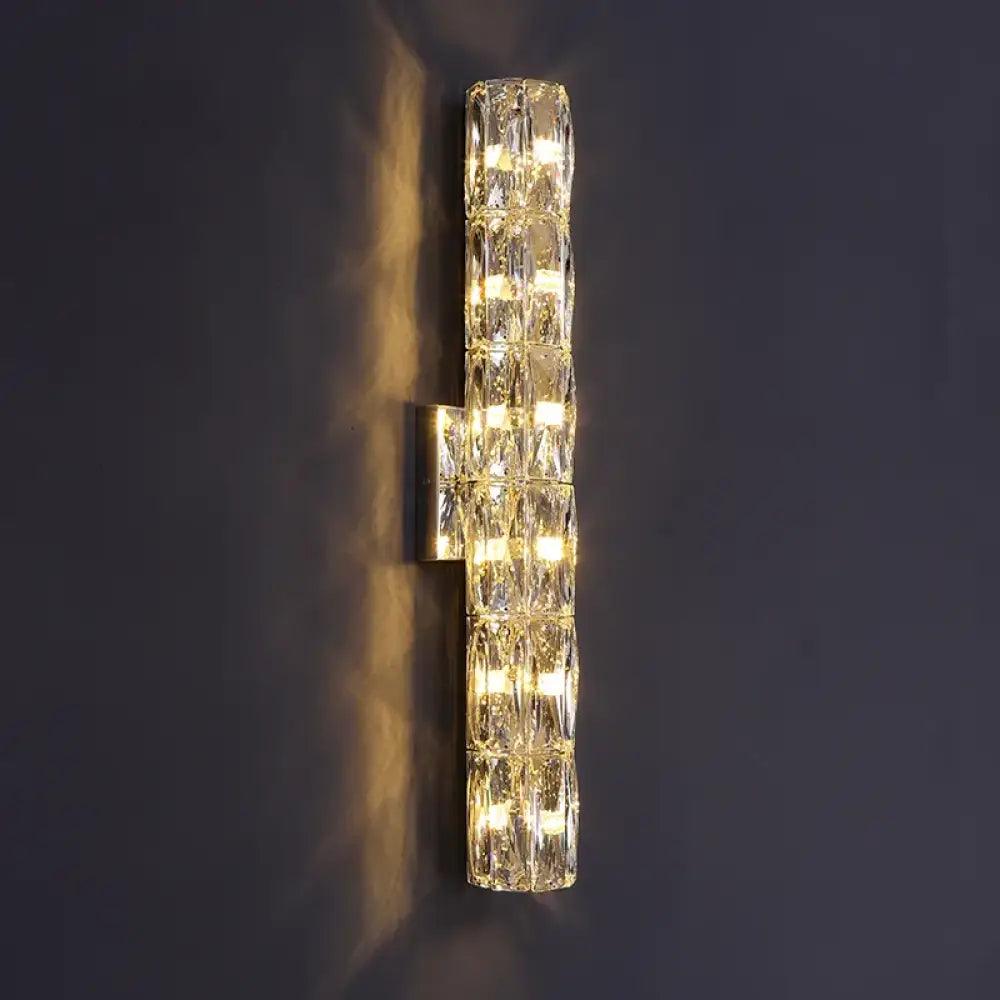 Elena Modern Crystal Wall Sconce | Bedroom Home Lighting