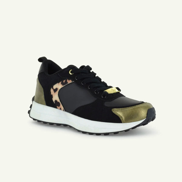 Bastille: Retro Runner - Black/Animal Print
