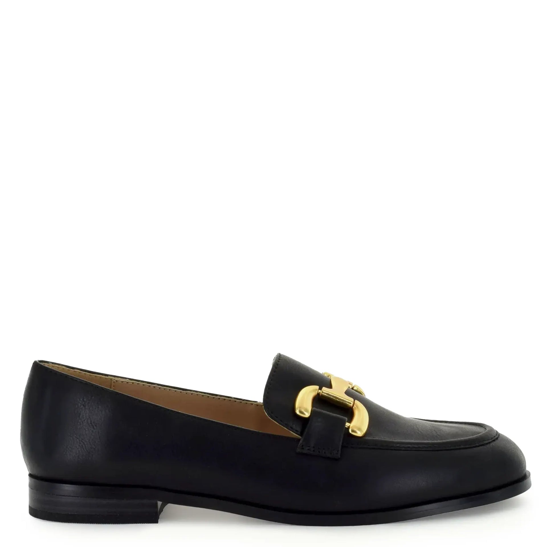 Georgina: Classic Loafer - Black