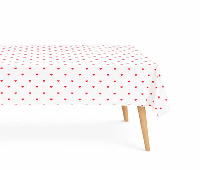 Heart Table Cover - Valentine's Day