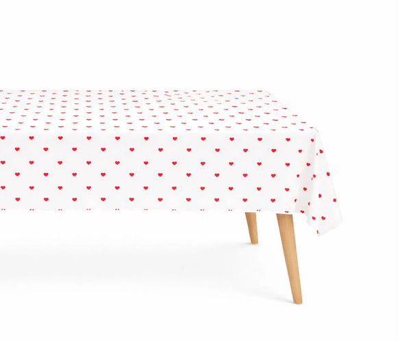 Heart Table Cover - Valentine's Day