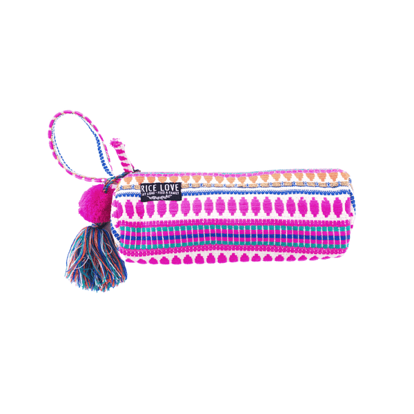 Embroidered Zipper Pouch - Arya