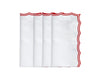 Red Cotton Napkins - 18 x 18" / Set of 4