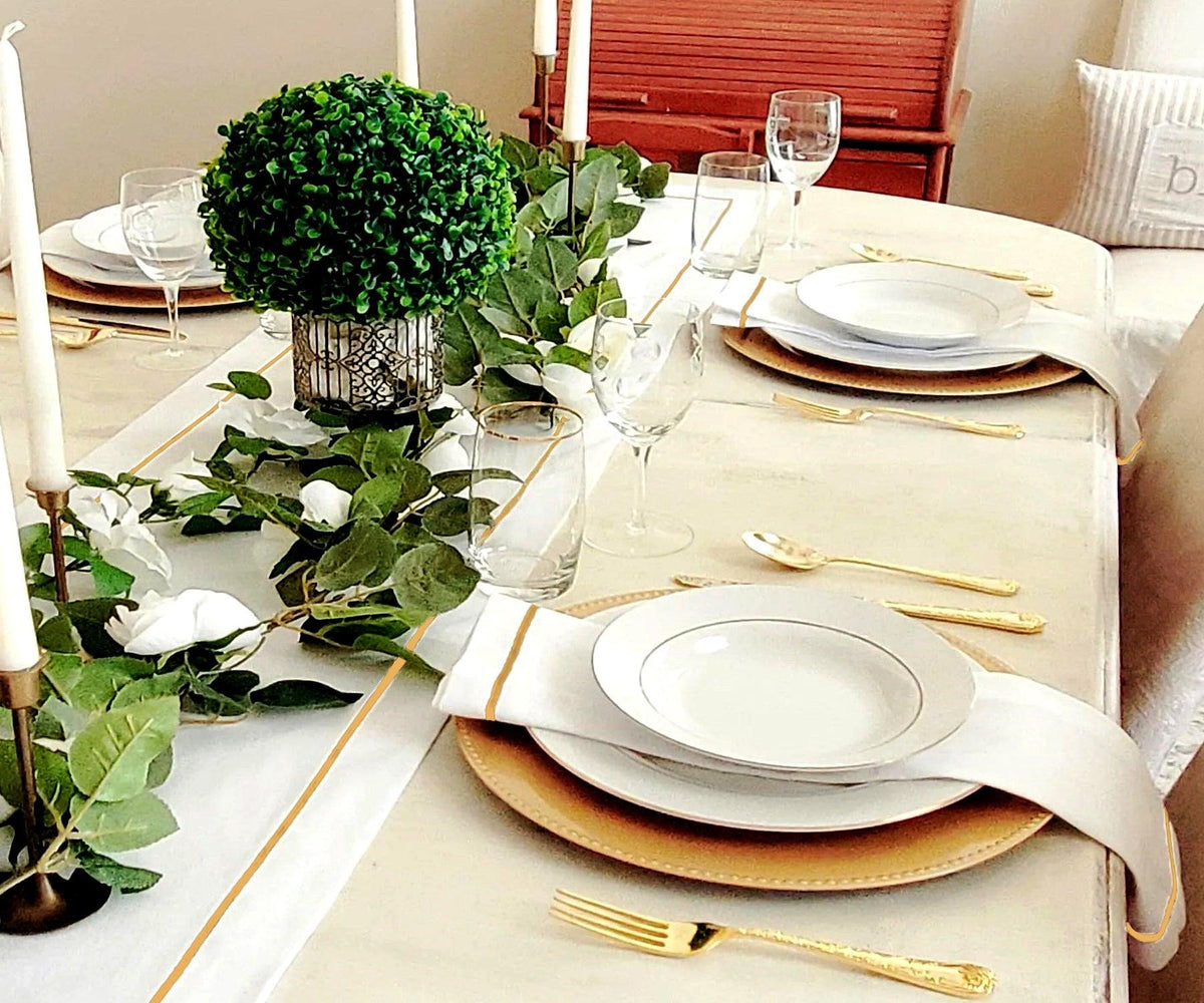 Embroidered Table Runner - Dining Table Runner