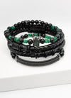 Emerald Stone Bracelet set