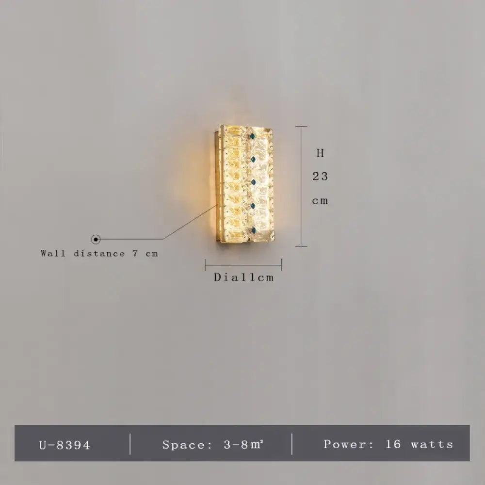 Emma Crystal Wall Sconce | Bedroom & Bedside Lighting