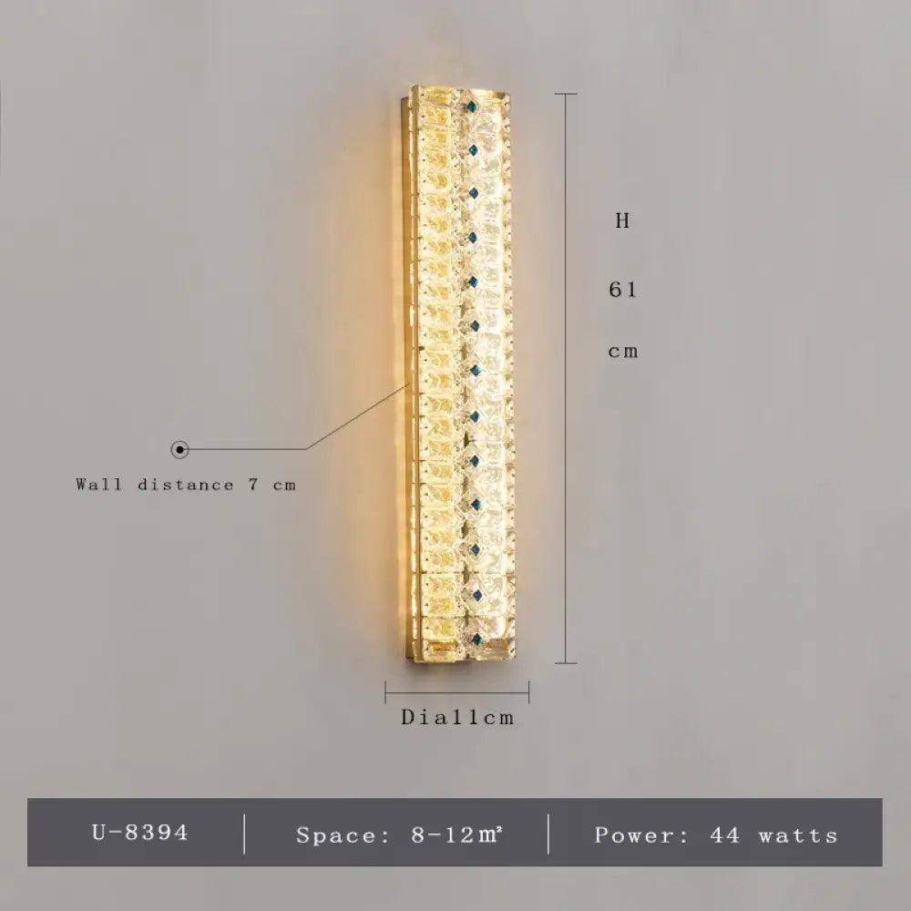 Emma Crystal Wall Sconce | Bedroom & Bedside Lighting