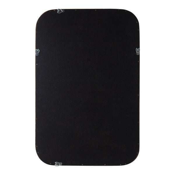Hutton Wood Framed Radius Rectangle Mirror