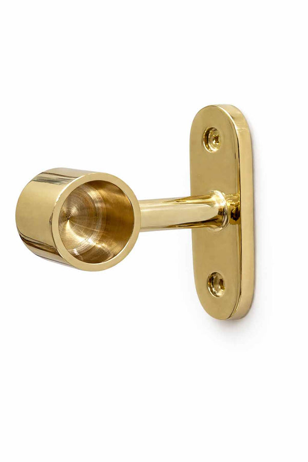 Curtain Rail – Unlacquered Polished Brass