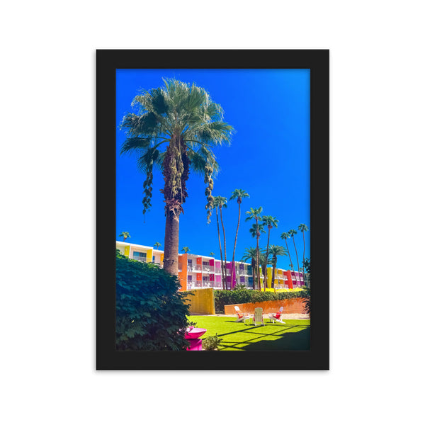 Palm Prism Serenade - Framed Wall Art