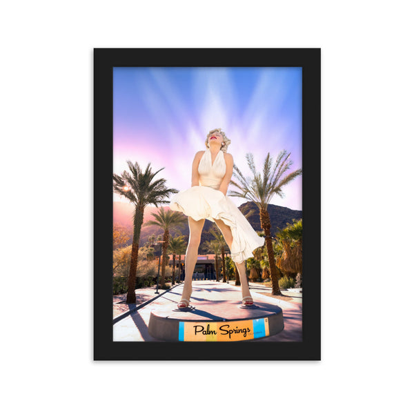 Marilyn's Palm Springs Affair - Framed Wall Art