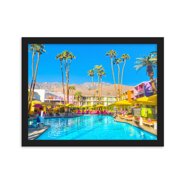 Pool Day Paradiso 2 - Framed Wall Art