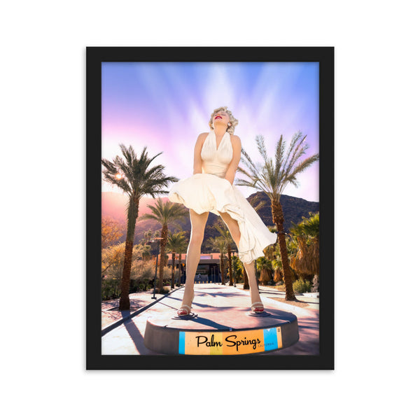 Marilyn's Palm Springs Affair - Framed Wall Art