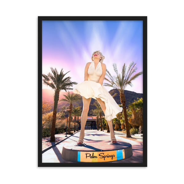 Marilyn's Palm Springs Affair - Framed Wall Art