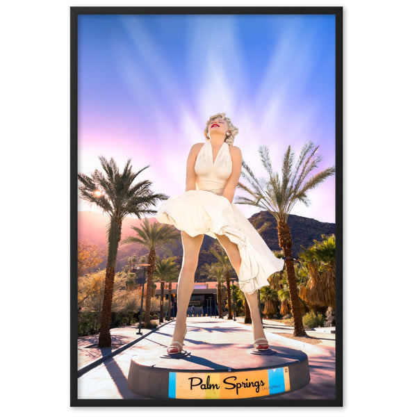 Marilyn's Palm Springs Affair - Framed Wall Art