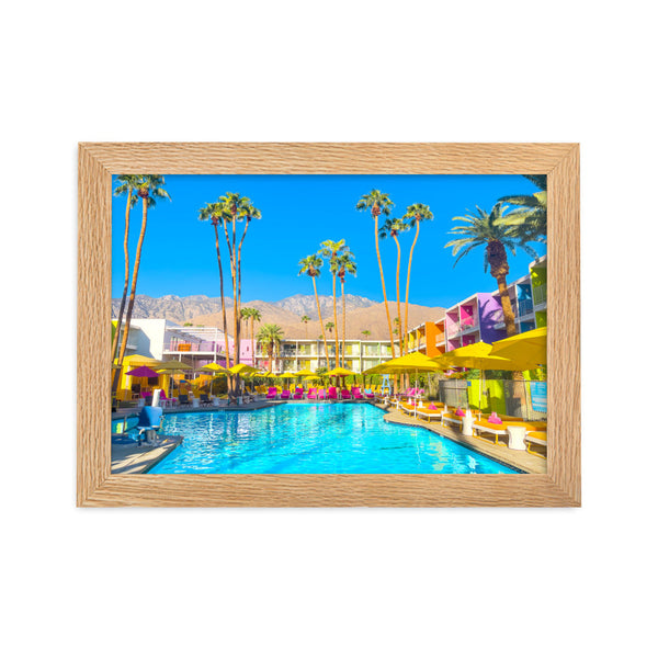 Pool Day Paradiso 2 - Framed Wall Art