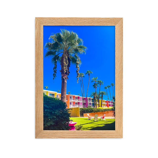 Palm Prism Serenade - Framed Wall Art