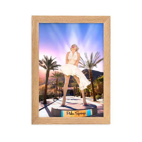 Marilyn's Palm Springs Affair - Framed Wall Art