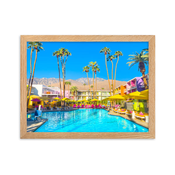 Pool Day Paradiso 2 - Framed Wall Art