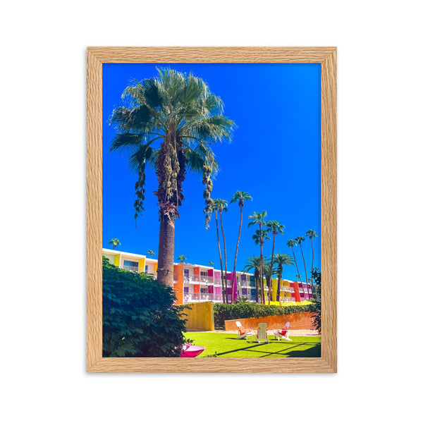 Palm Prism Serenade - Framed Wall Art