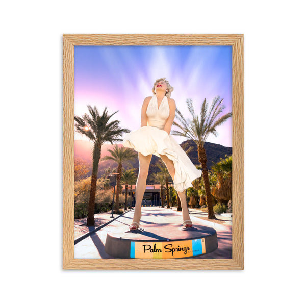 Marilyn's Palm Springs Affair - Framed Wall Art