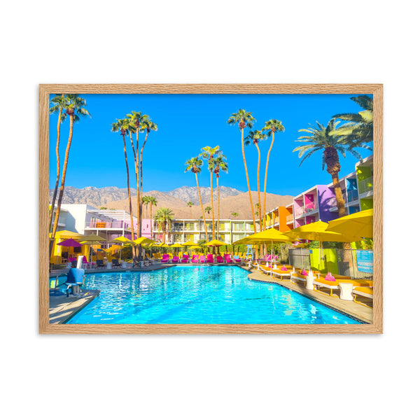 Pool Day Paradiso 2 - Framed Wall Art