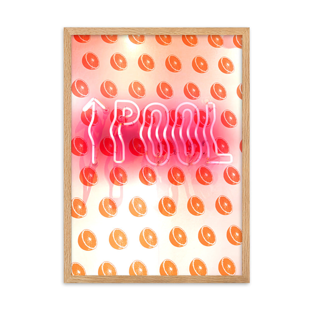 Pool Sign - Framed Wall Art