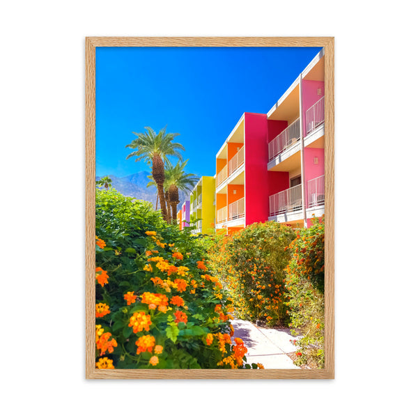 The Palm Way - Framed Wall Art