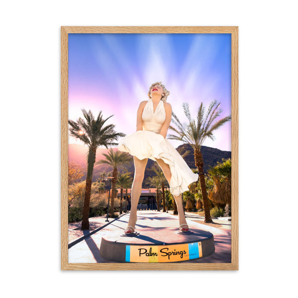 Marilyn's Palm Springs Affair - Framed Wall Art