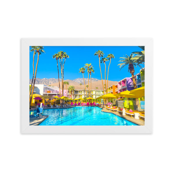Pool Day Paradiso 2 - Framed Wall Art