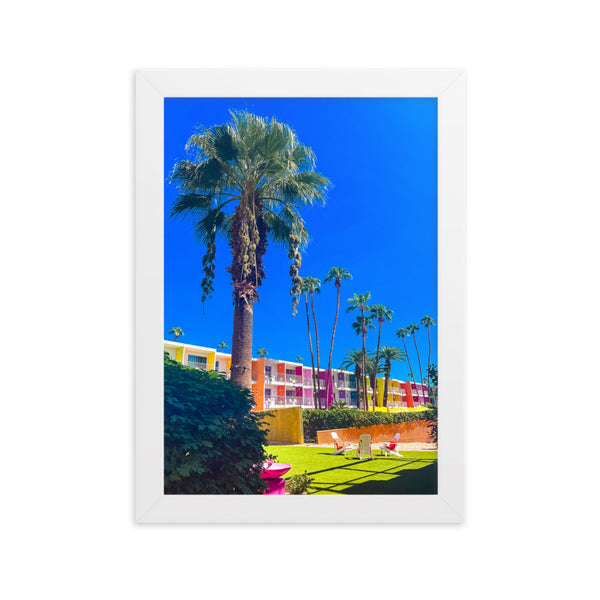 Palm Prism Serenade - Framed Wall Art