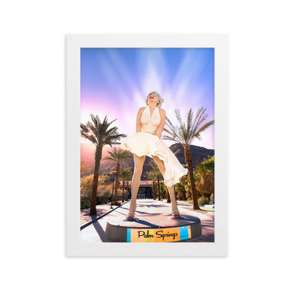 Marilyn's Palm Springs Affair - Framed Wall Art