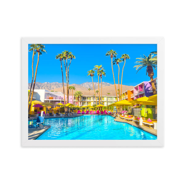 Pool Day Paradiso 2 - Framed Wall Art